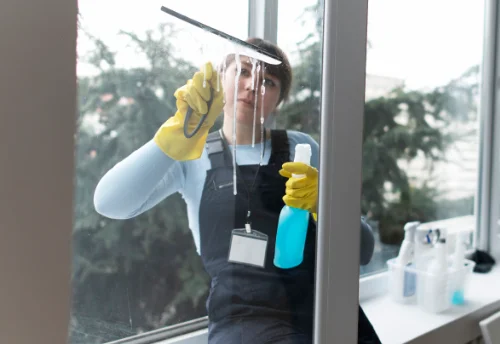 Nettoyage de vitres intérieures et extérieures à Martaizé